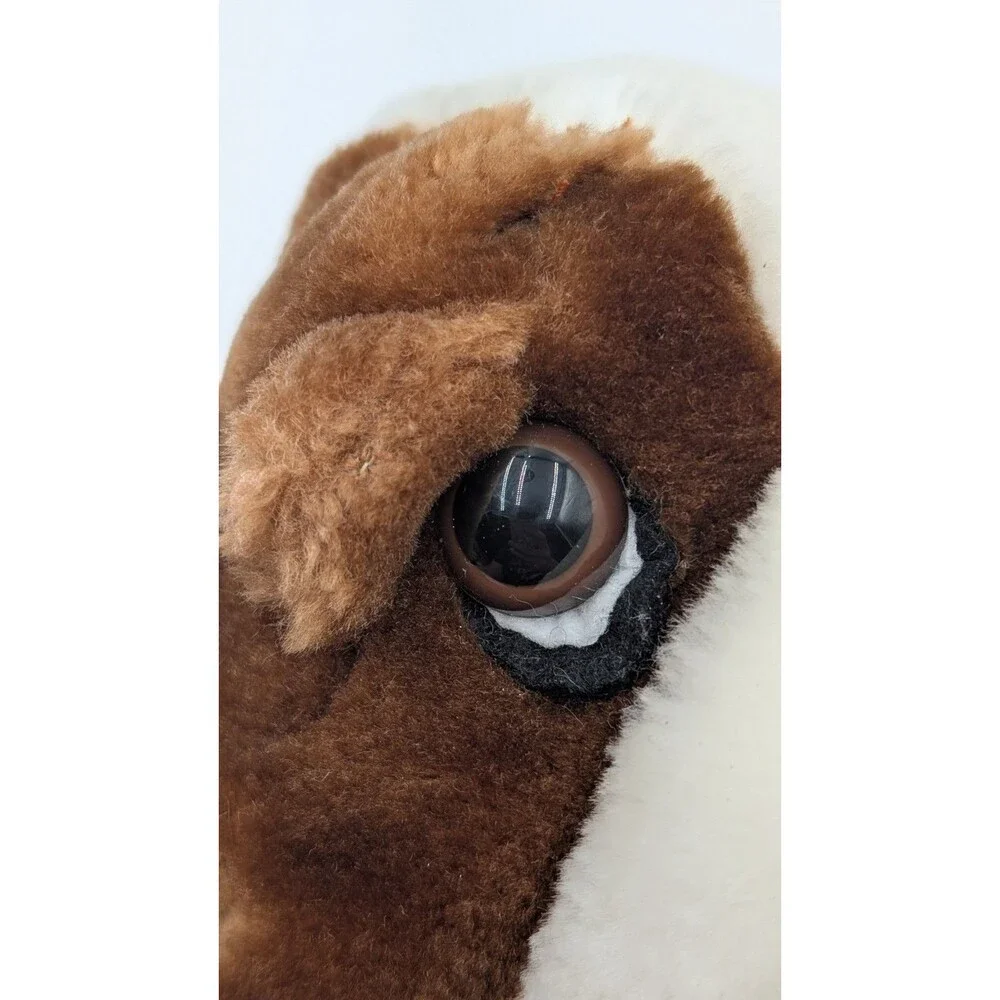 Hush Puppies Basset Hound Plush Dog Wolverine Brown White 